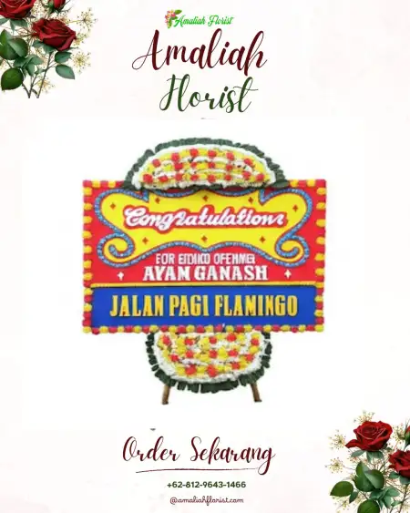 Sewa Papan Bunga Lima Puluh